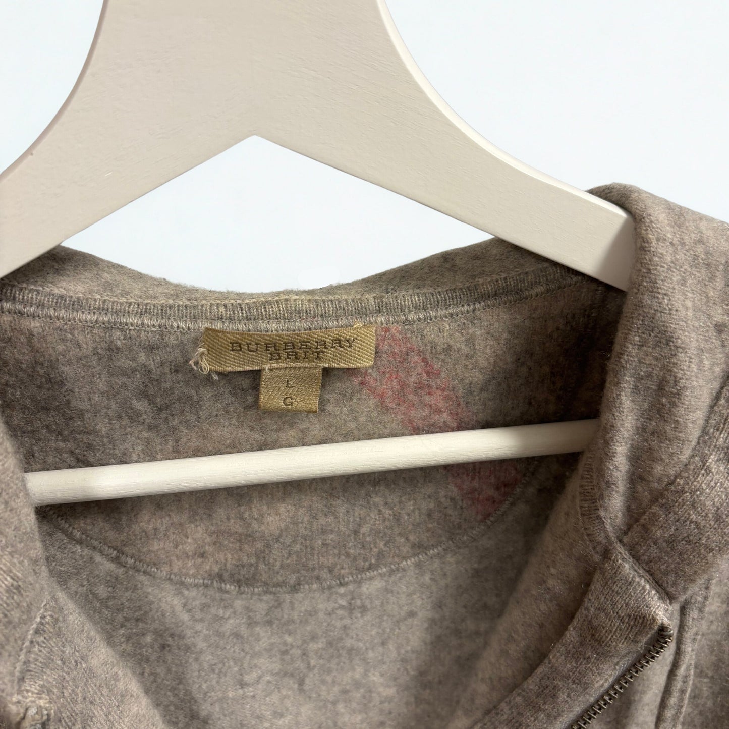 Burberry Kashmir Zip-Hoodie