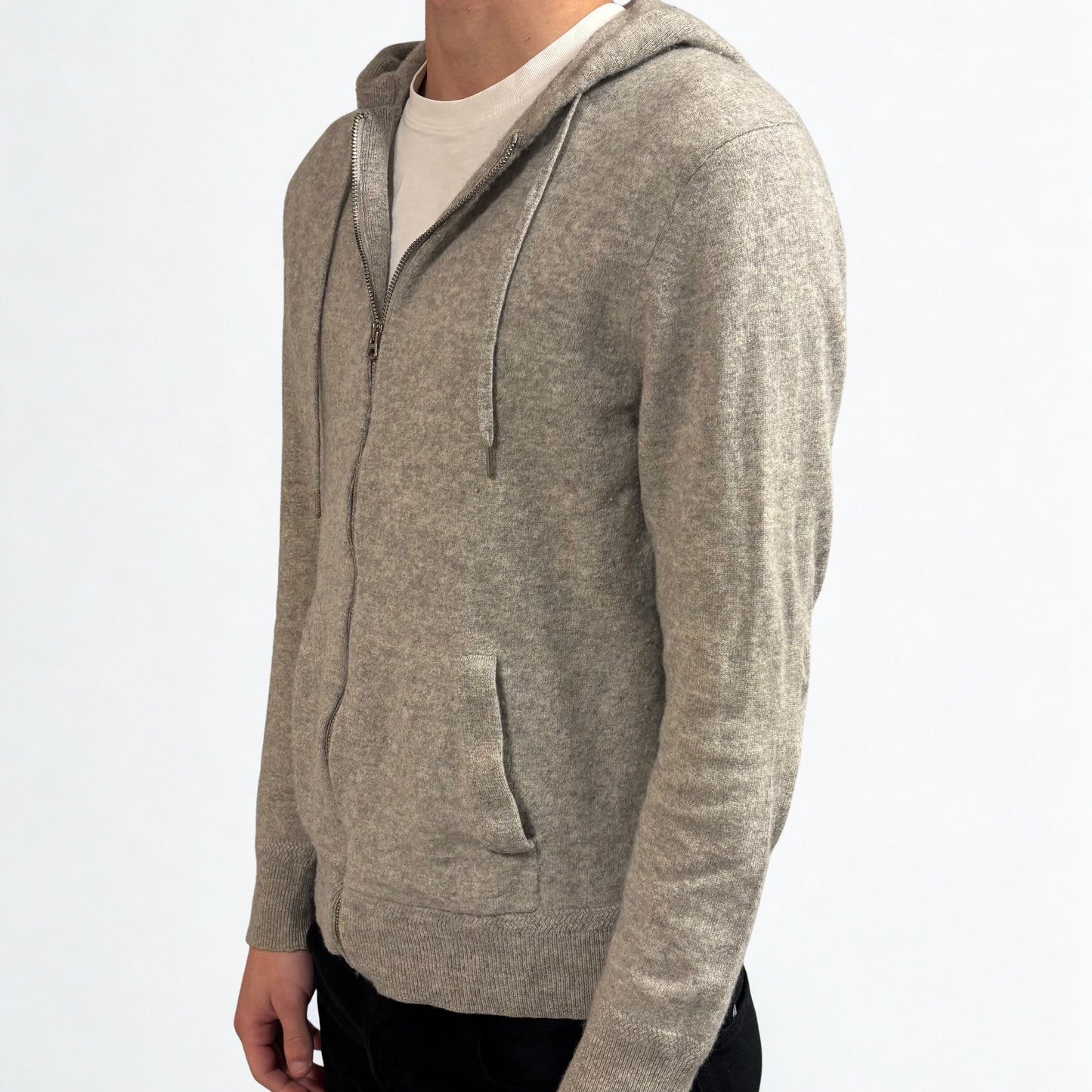 Burberry Kashmir Zip-Hoodie